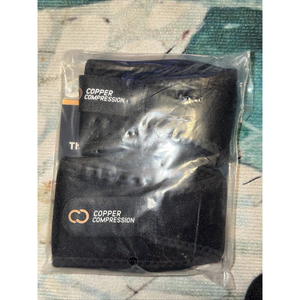 Genuine and Copper Compression Arch Support New Sealed 1 Pair Black Works Well